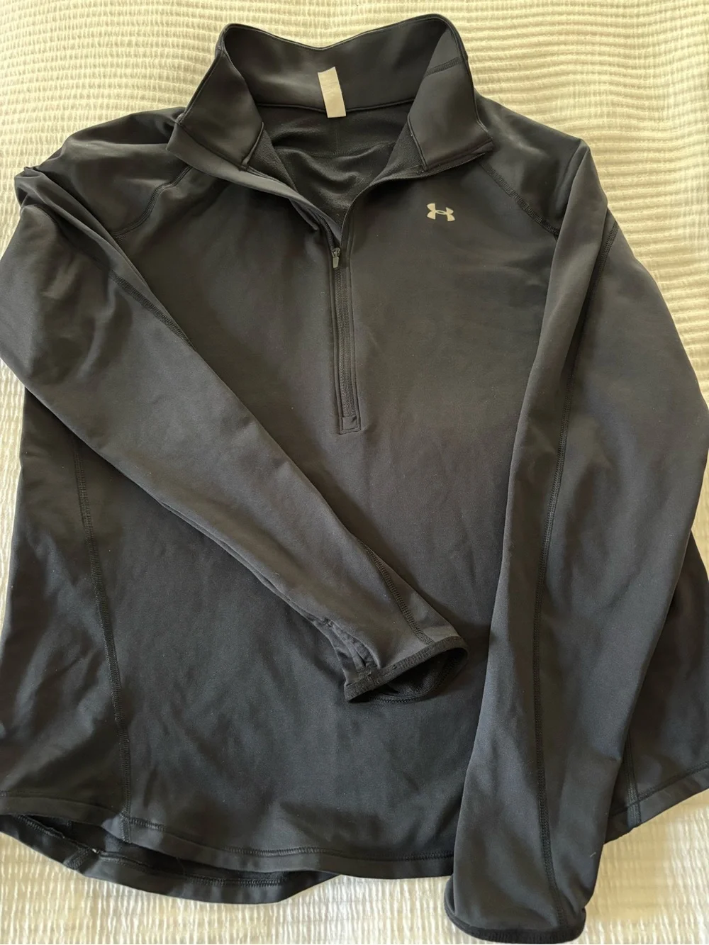 Under Armour Black Quarter-Zip Performance Jacket